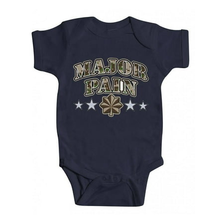 

Toddlers Major Pain Navy Bodysuit - 12 Months