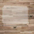 thumbnail image 2 of Home Cal Carpet Chair Mat Clear Non-slip Desk Floor Mat for Home Office Study Room Hard Wood Floor Protection - Wearproof Gaming Computer Chair Mat, Rectangular (35''x39''), 2 of 6