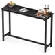 thumbnail image 1 of Barra de 55", barra de altura, barra de altura de mostrador, mesa rectangular de cocina y comedor con patas resistentes y tapa fácil de limpiar para,Blanco, 1 of 2