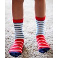thumbnail image 3 of Jefferies Socks Boys Socks, 6 Pack Colorful Stripe Cotton Crew Socks (Little Boys & Big Boys), 3 of 6
