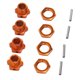 thumbnail image 4 of Adaptadores de cubos de rueda hexagonales, 4 piezas Ruedas de rueda hexagonales de 17 mm Extensión de cubo hexagonal Adaptador de cubo de rueda hexagonal Funcionamiento suave, 4 of 8