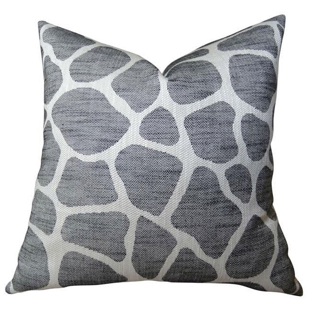 Plutus Rocky Way Onyx Handmade Throw Pillow, (22" x 22")