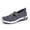 Dark Gray, variant on Women's Autumn Winter On Flat Shoes with Bow Detail Soft Sole Lined Cozy Comfort Casual Footwear Blue 35