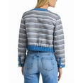 thumbnail image 2 of Derek Lam 10 Crosby womens  Elain Cotton Tweed Jacket, 4, Blue, 2 of 5