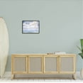 thumbnail image 2 of Stupell Industries Tranquil Beach Waves Ocean Scenery Painting Black Framed Art Print Wall Art, Design by Catherine Andersen, 2 of 8