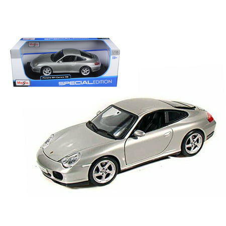 Porsche 911 Carrera 4S Silver 1/18 Diecast Model Car by (Best Porsche 911 Model)