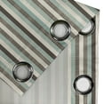 thumbnail image 4 of Ambesonne Retro Grommet Curtain, Striped Classical Old, 50" x 72", Almond Green Brown Cream, 4 of 6