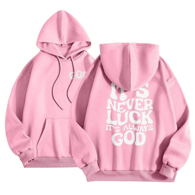 HNMKIU Chandail à Capuche Graphique Automne Hiver Col Imprimé Couleur Unie Manches Longues