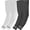 Black/White Solid, variant on Gameday Double Drip Football Arm Sleeves 2 Pairs, Royal & White