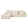 thumbnail image 1 of Urban Cali Long Beach Medium Modular Sectional Sofa with Ottoman, Axel Beige, 1 of 42