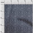 thumbnail image 1 of oneOone Georgette Viscose Dark Navy Blue Fabric Geometric Tortoise & Bird African Dress Material Fabric Print Fabric By The Yard 42 Inch Wide, 1 of 4