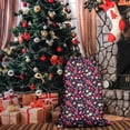 thumbnail image 5 of Christmas Bags Drawstring,Dark Blue Christmas Pattern Large Xmas Christmas Gift Bags,Reusable for Xmas and New Year Party Favors and Supplies,27.6" X 19.7", 5 of 6