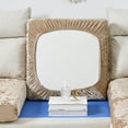 Rosnek Stretch Crushed Velvet Couch Cushion Cover, Sofa Slipcover
