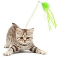 thumbnail image 3 of Cat Interactive Wand Funny Tassel Kitten Teaser Wand Cat Ribbon Wand with Bell, 3 of 10