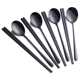 thumbnail image 1 of Juego de cucharas y palillos, juego de cucharas Chopstix coreanas de acero inoxidable de Metal reutilizable de 4 colores, regalo de Navidad, 1 of 5