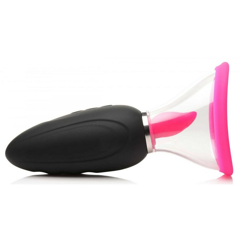 Inmi Lickgasm Mini 10X Licking & Sucking Clitoral Vibrator, Black/Pink -  Walmart.com
