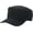 Black, variant on Adjustable Flat Top Caps Military Army Cadet Hat Blank Sun Protection Cap Unisex Basic Baseball Hat Curved Brim Running Hats Green