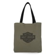 thumbnail image 2 of Harley-Davidson Women's Classic Codura Polyester Travel Tote - Gray Green, Harley Davidson, 2 of 4