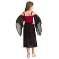 thumbnail image 2 of XUNZOO Girls Medieval Renaissance Princess Dresses Cold Shoulder Long Sleeve Gothic Victorian Dress Red 12, 2 of 6