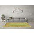 thumbnail image 3 of Ahgly Company Indoor Round Abstract Light Blue Contemporary Area Rugs, 4' Round, 3 of 4