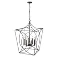 thumbnail image 4 of Millennium Lighting  Tracy 4 Light Pendant Fixture in Multiple Finishes 24 Inch - Matte Black, 4 of 5