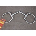 Bit - Brossé Ss Dee Avec Incurvé Snaffle, Cuivre Incrustation Bit - Brossé Ss Dee Avec Incurvé Snaffle, Cuivre Incrustation