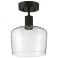 thumbnail image 2 of 63147LEDD-MBL/SDG Access Lighting Port Nine - 9W 1 LED Semi-Flush Mount In Transitional Style-11.75 Inches Tall and 9 Inches Wide-Matte Black, 2 of 5