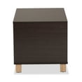 thumbnail image 2 of Baxton Studio Eckhart Modern and Contemporary Two-Tone Dark Brown and Oak Finished Wood Cat Litter Box Cover House, 2 of 10