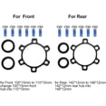 thumbnail image 4 of HUGFEGWE Alloy Bike Hub Adapter Conversion Front 100 * 15 to 110 * 15 - Rear 142 * 12 to 148 * 12 Freewheel Threaded Hubs Adaptor Disc Brake Rotor Bolts UA824-11592, 4 of 9