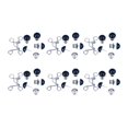 thumbnail image 2 of Sewing Hooks Eyes Closure,Sewing Hooks and Eyes Closure,Metal Crafts Buttons Fasteners Lingerie Clothing,Bra Clothing Trousers Skirt Dress DIY Craft,Nail-free Buttons Pants Quilting Sunnimix none, 2 of 8