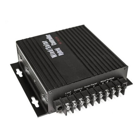 Aleko SWC503-UNB 12V-24V 30A Wind & Solar Waterproof Power Hybrid Charge Controller