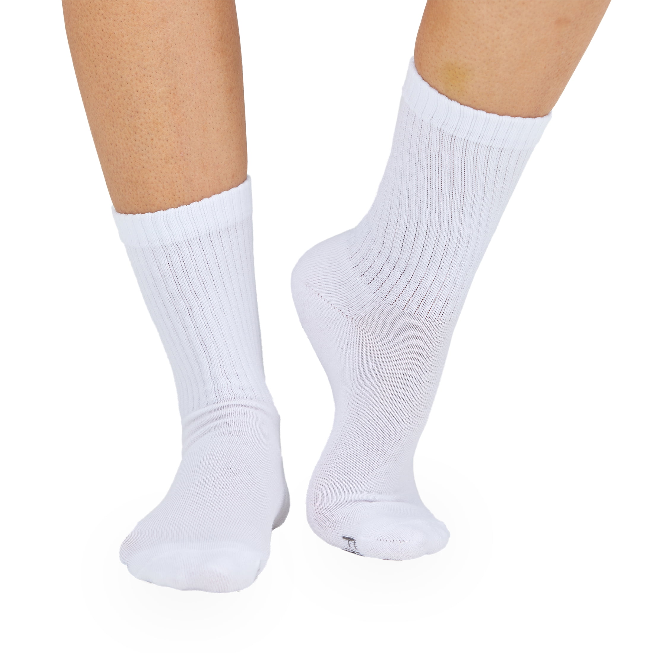 Fruit of the Loom All Day Comfort Women's Socks, Sizes 4-12, 6-Pack