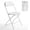 White/6-Pack, variant on Alvantor Folding Chairs, 4/6/10-Pack White Indoor Outdoor Stackable Portable for Events, Offices, Weddings