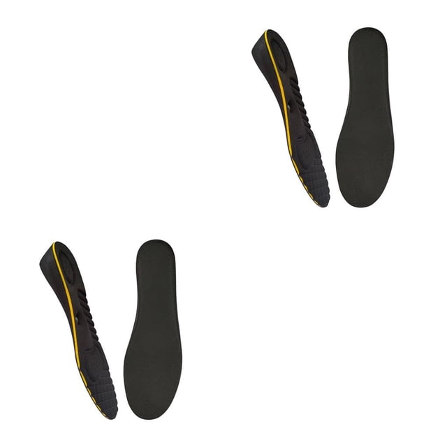 Qarigey Plantillas de altura Elástica Comodidad Inserciones de talón más altas Elevadores para zapatillas de deporte Hombres Type2