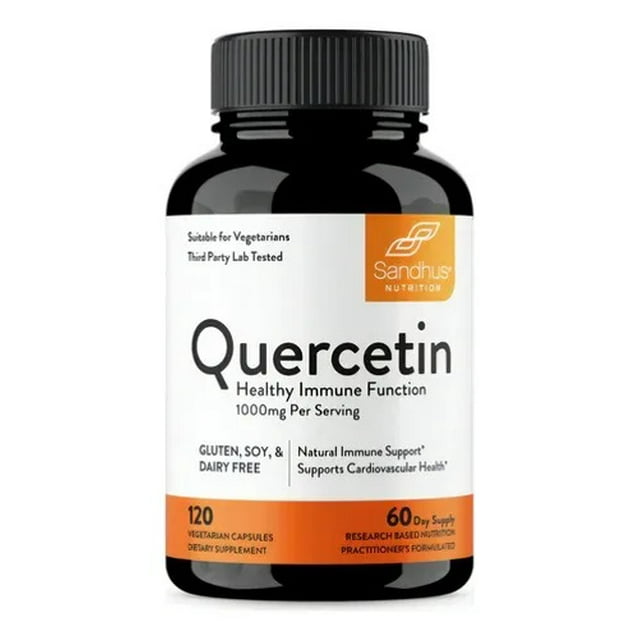 Sandhus Quercetin Quercetina Apoyo Inmunologico 120 Capsulas…
