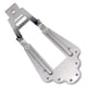 thumbnail image 3 of Guitarra Puente de Metal Baoblaze Piezas de Repuesto Guitarra Eléctrica Acústica Plata Guitarra Tailpiece Bridge, 3 of 5