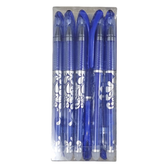12 Pack Retractable Erasable Gel Pens, Fine Point 0.5 Mm, Make Mistakes Disappear, Black Or Blue Pens for Writing, Journaling and Crossword Puzzles(Dark Blue)