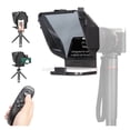 thumbnail image 3 of Portable Phone And DSLR Recording Mini Teleprompter Portable Inscriber Mobile Teleprompter Artifact Video With Remote Control ,Easy setup, Desktop controlled, 3 of 6