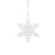 thumbnail image 2 of 3PCS Christmas Decorations Christmas Clear Plastic Pendants Christmas Tree Layout Snow Pendants, 2 of 6