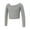Grey, variant on GUNIA Girls Long Sleeve Ballet Shirts Casual Solid Color Crewneck Basic Kids Spring Fall Tops Toddler Tees Black 2-3 Years