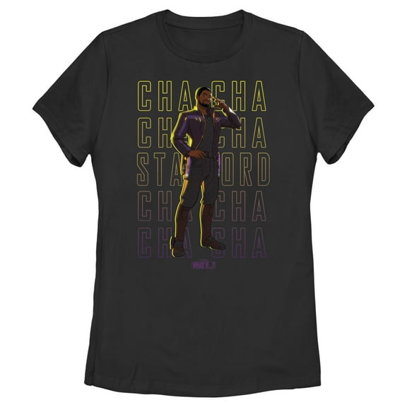 Women's Marvel What if…? T'Challa  Graphic Tee Black 2X Large