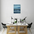 thumbnail image 7 of 12x16 inch Modern Blue Ocean Canvas Print - Abstract Artwork for Wall, Perfect for Sea Lake Themed Homes, 7 of 7
