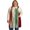 Red, variant on Abstract Kitchen Aprons for Women with 2 Pockets, 35"x47" Modern Vertical Emerald Green C Ruby Red Ream Stripes CrossBack Adjustable Straps Cooking Aprons, Bib Apron for Baking Gardening