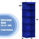 thumbnail image 2 of Organizador de armario, sencillo, 5 estantes, para colgar, azul oscuro, 2 of 5
