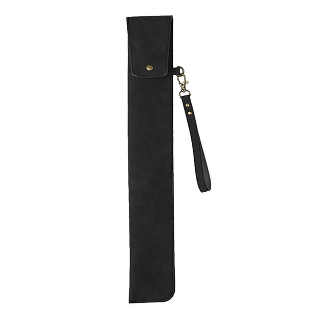 Bolsa de almacenamiento para baquetas, estuche de transporte para mazos de batería, práctico bolso portátil, funda para baquetas, bolsa para fiesta de Negro