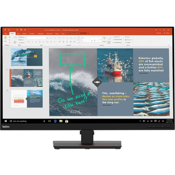 Lenovo ThinkVision P32P20 31.5" 4K UHD WLED LCD Monitor 169 Raven