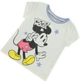 thumbnail image 6 of Disney Mickey Mouse Toddler Girls Graphic T-Shirt, Short Sleeve Crew Neck Tee, White, Sizes 2T-4T, 6 of 6