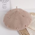 thumbnail image 3 of ZAXARRA Children's Plush Solid Color Cute Beret for Birthday Festival, 3 of 3