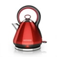 BLACK+DECKER 1.7L Stainless Steel Electric Cordless Kettle, Red