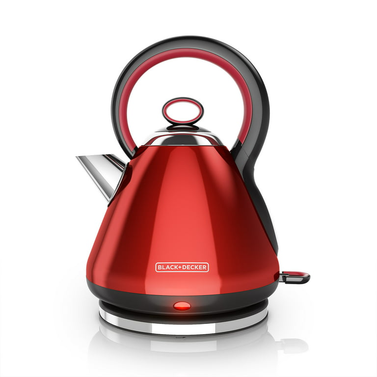 BLACK & DECKER Stainless Steel 7-Cup Electric Tea Kettle at